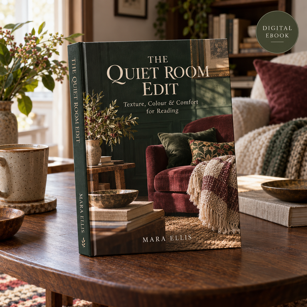 Cover preview of The Quiet Room Edit, a digital PDF guide.