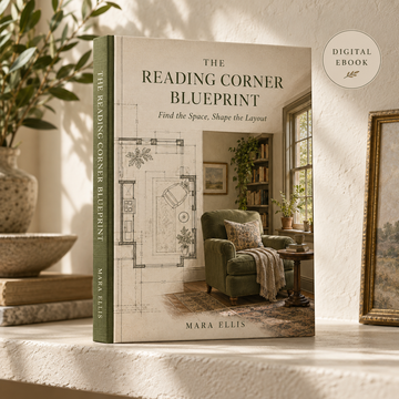 Cover preview of The Reading Corner Blueprint, one of the four guides in the Davelornia Reading Room Collection.